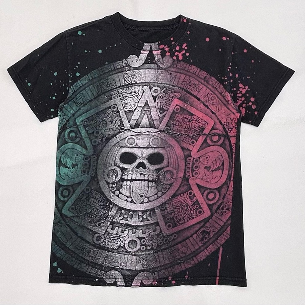 Vintage Aztec Aztecs Mexico AOP T Shirt Size Women’s Medium Azteca